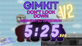 Gimkit Don't Look Down Segmented Speedrun V2 in 5:25.500