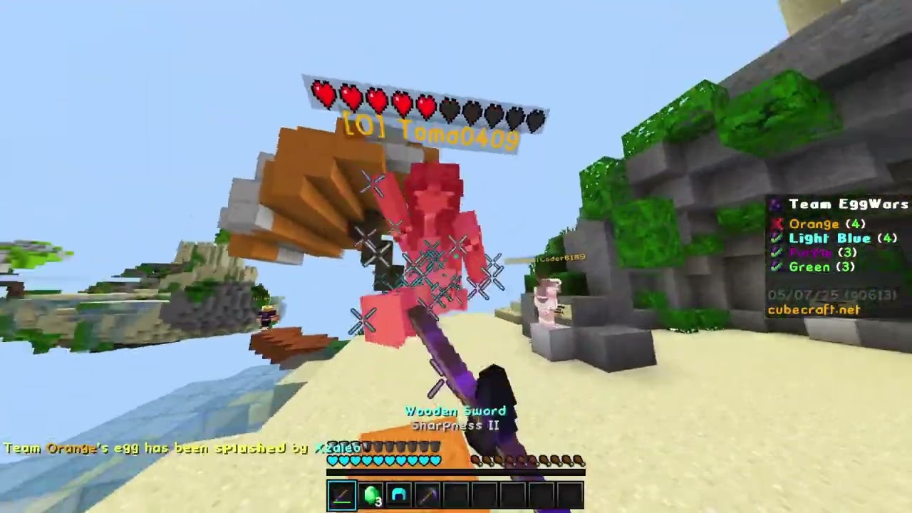 Getting on the CubeCraft Eggwars Teams of 4 Leaderboard