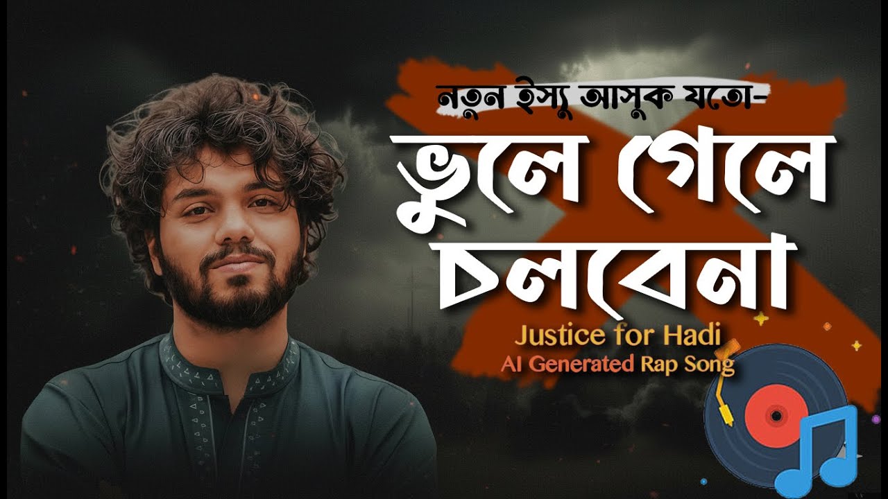 ভুলে গেলে চলবেনা | হাদি হত্যার বিচার চাই | Justice for Hadi Rap Song