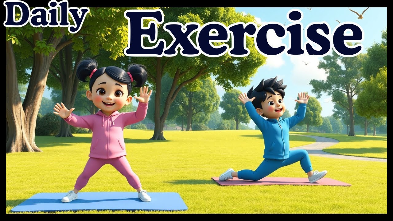 “Preschool Exercise rhymes| daily exercise routine| Jump, Stretch with ...