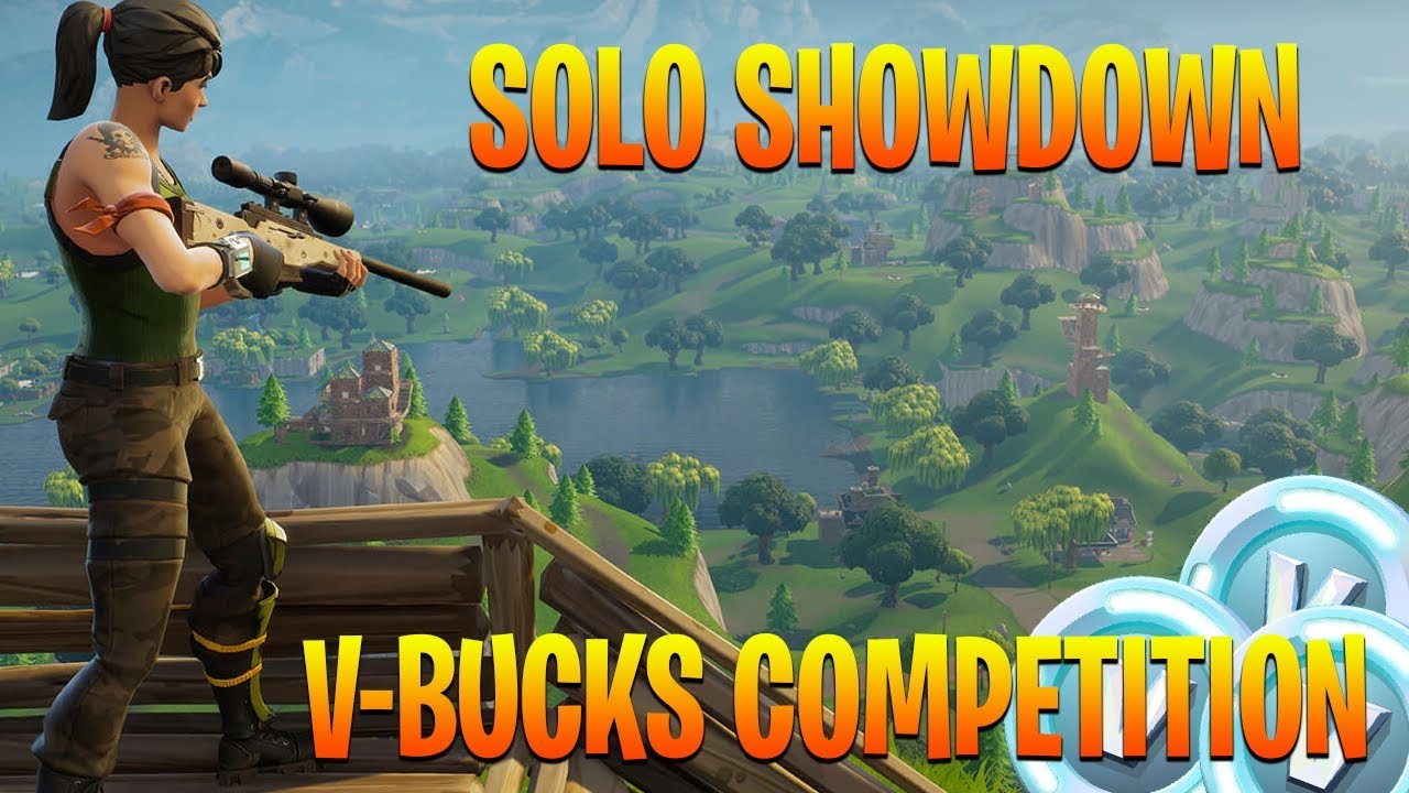 NEW SOLO SHOWDOWN V-BUCKS COMPETITION - SOLO SHOWDOWN GAMEMODE & RULES