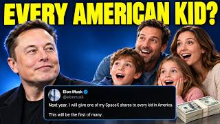 Elon Musk Promises SpaceX Shares $10.5 Billion to 72 Million American Kids—Who Qualifies