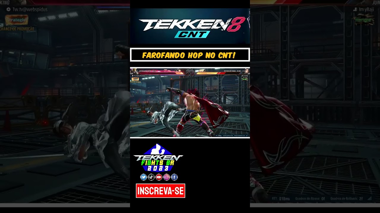 Farofando Hop no CNT de TEKKEN 8  
