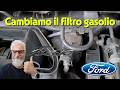 Sostituzione filtro gasolio Ford Fiesta 1.4 Tdci
