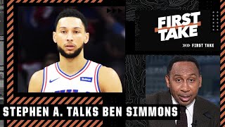 Ben Simmons is willing to sit out the season before playing for the 76ers - Stephen A. | First Take