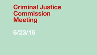 Criminal Justice Commission June 2016