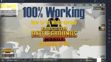How to fix PUBG Mobile white screen glitch in Tencent Gaming Buddy. [Quick Steps]