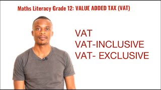 Grade 12 Mathematical Literacy: VAT 2023 | VAT inclusive | VAT Exclusive |