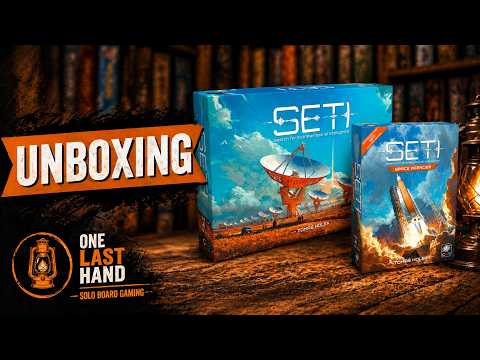 SETI + Space Agencies Unboxing | What’s Inside This Sci-Fi Board Game Box?