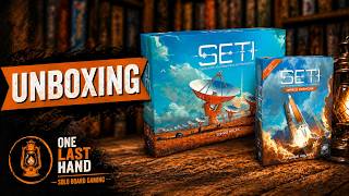 SETI   Space Agencies Unboxing | What’s Inside This Sci-Fi Board Game Box?