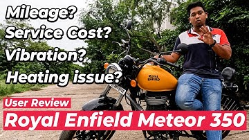 😒Mileage பெரிய Disappointment | Honest Royal Enfield Meteor 350 Ownership Review | Heating Issue?