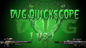 DvG 1v1 Quickscoping Tournament Round 1 (Black Ops 2)