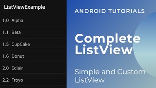Android ListView and ArrayAdapters | Android Hindi Tutorials