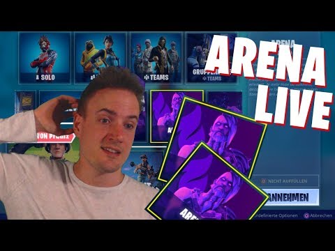 Fortnite LIVE STREAM Deutsch ✌️😎 Fortnite Live Event Countdown | ARENA SOLO Zocken | Season 9