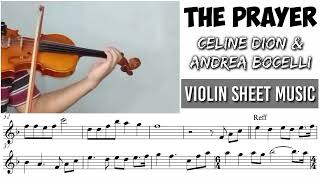 Free Sheet || The Prayer - Celine Dion Ft. Andrea Bocelli || Violin Sheet Music