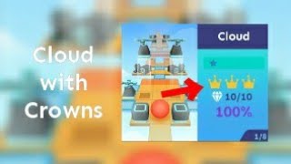 Rolling Sky Cloud With Crowns