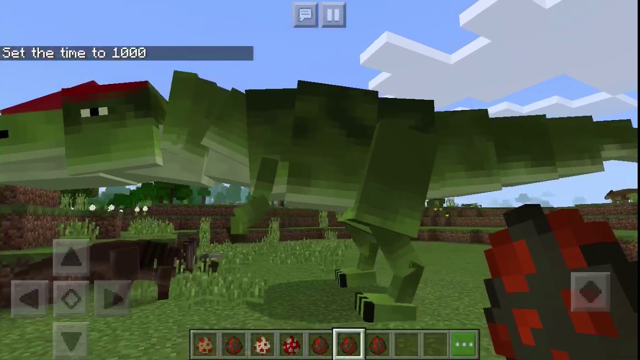 Minecraft project prehistoric add on - YouTube