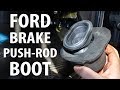 How to: Brake pedal push-rod boot & firewall seal replace
