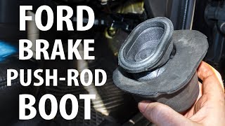 How to: Brake pedal push-rod boot & firewall seal replace