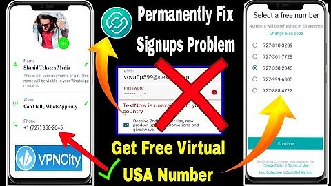 Enjoy Permanently 2nd Line - TextNow Signups & Unavailable in your Country Problem Solved free 2023