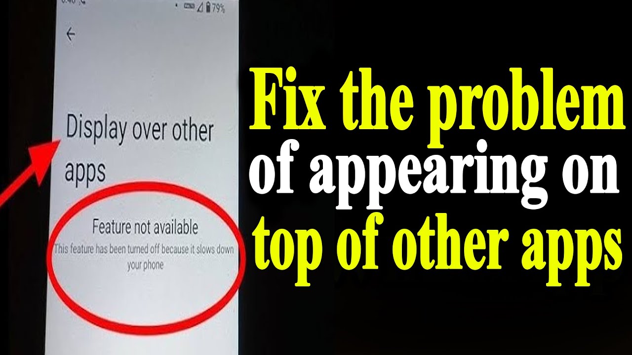 How to Fix Apps Appearing on Top of Other Applications - YouTube
