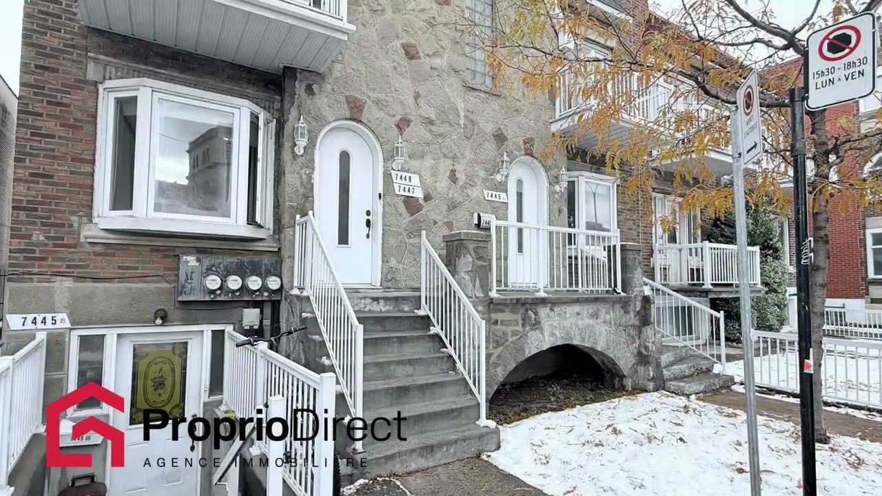 Triplex Villeray Saint-Michel Parc-Extension 1 799 900 $ À vendre par Proprio Direct