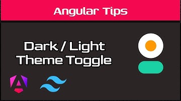 Angular 19 - Tailwind DaisyUI theme toggle - Dark / Light mode