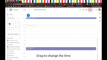 Calendar Drag and Drop