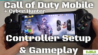 Call of Duty Mobile Android - Controller Gameplay & Setup Cyber Hunter screenshot 4