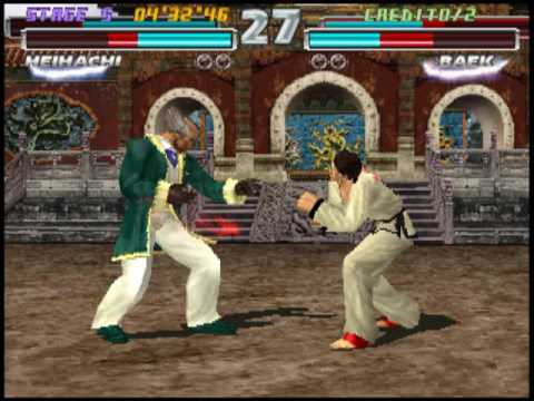 Tekken Tag 1 ( Arcade ) - Kazuya / Heihachi Playthrough ( May 30, 2016 )