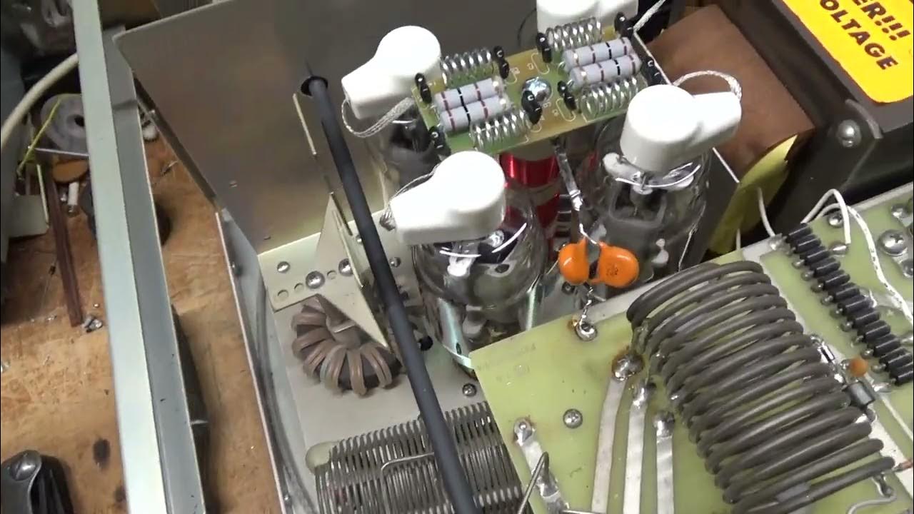 Ameritron Al811h Repair With 572b Tubes - YouTube