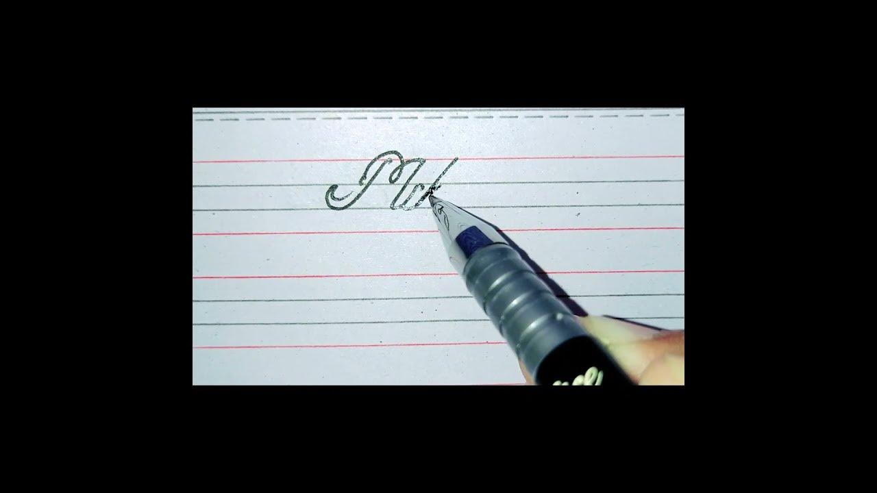 How To Write A Name In Cursive
