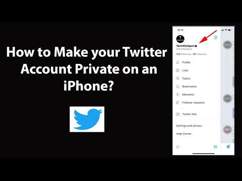 Comment rendre votre compte Twitter privé sur un iPhone?