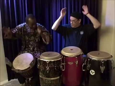 Percussion Jam Aly N Diaye Rose Djembe Gerardo Rosales Congas 12 Den Haag By Gerardo