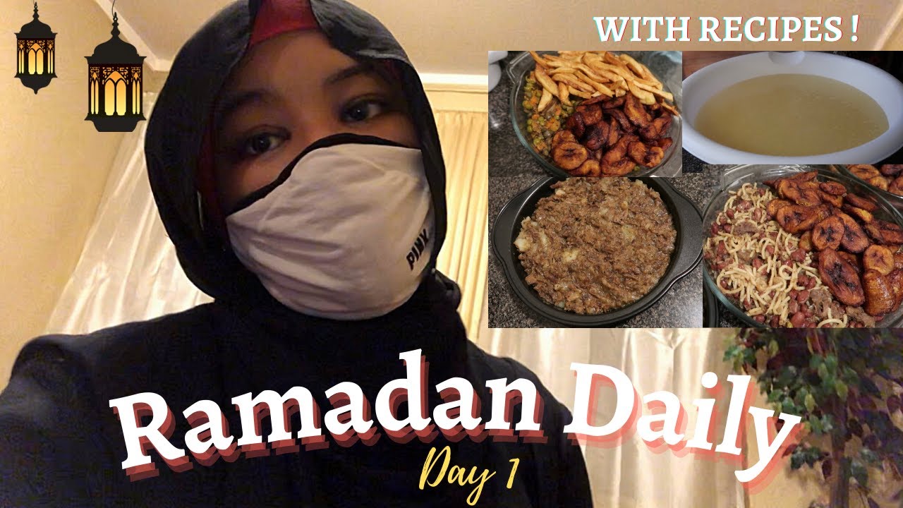 RAMADAN DAILY 2021 (DAY 1) | MAKING SUHOOR AND IFTAR | BOYRI & KETOUN RECIPE | DIML |Bii.Fatouu|