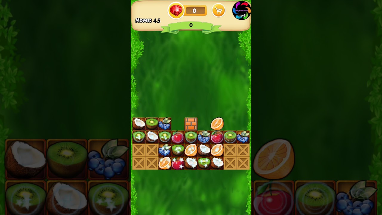 Fruit Bump Green Forest 28 Level - Android Game Episode 0008
