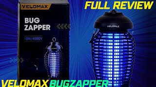 Velomax Mosquito Killer Lamp with Double UV Light & 4000V High Voltage Review and Testing ⚡