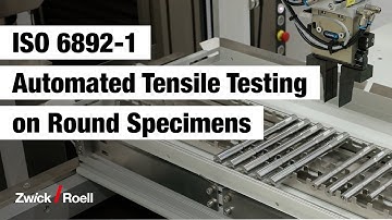 ISO 6892-1 | roboTest L automated tensile test on round specimens