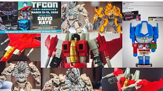 New Mp scale seeker Redwing. Transformers Tfcon news. DOTM megatron images. New Optimus nutcracker!