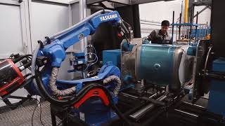КМЗ Робот Производство алюминиевых топливных баков
