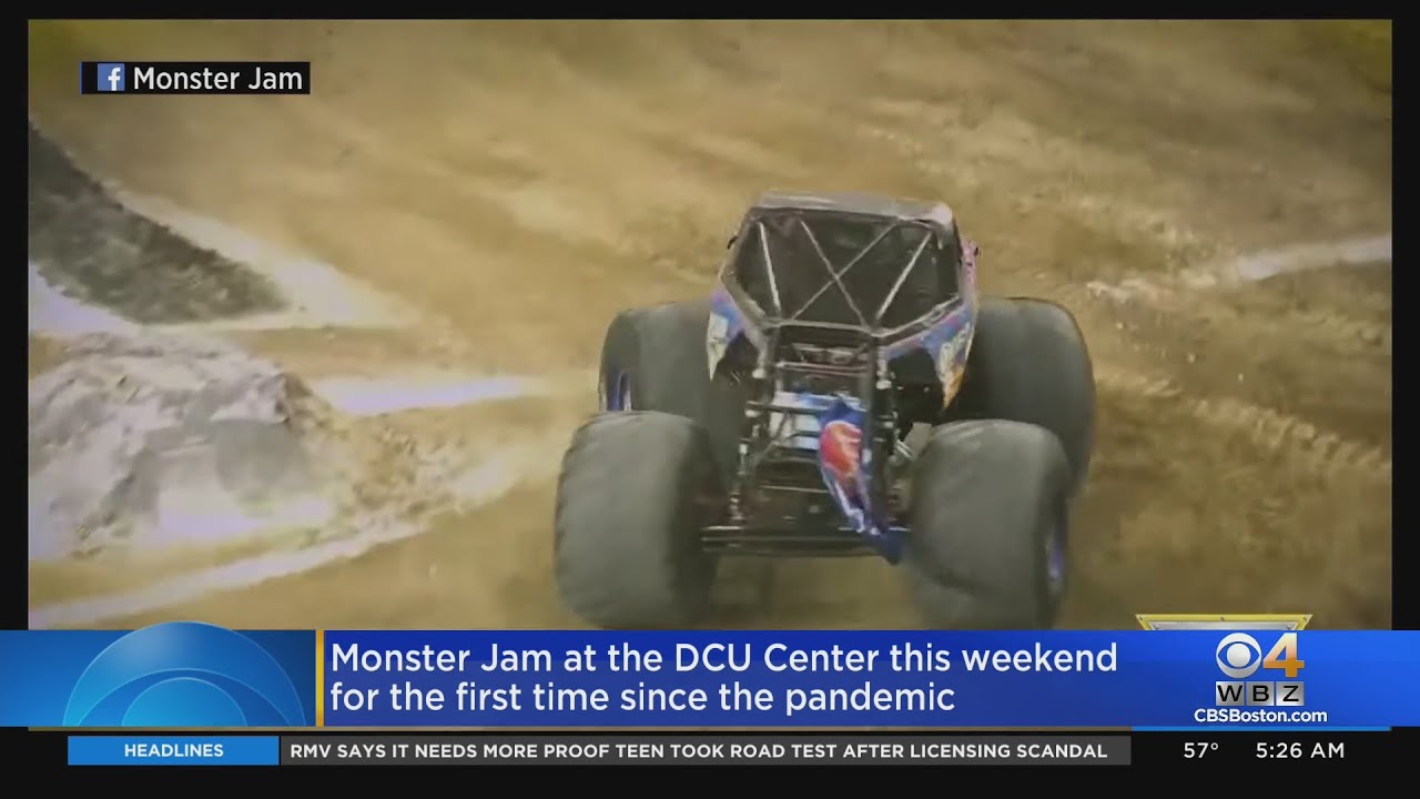 Monster Jam At DCU Center For The First Time Since The Pandemic YouTube