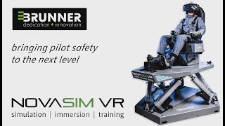 BRUNNER-NovaSim VR - bringing Pilot safety to a next level.