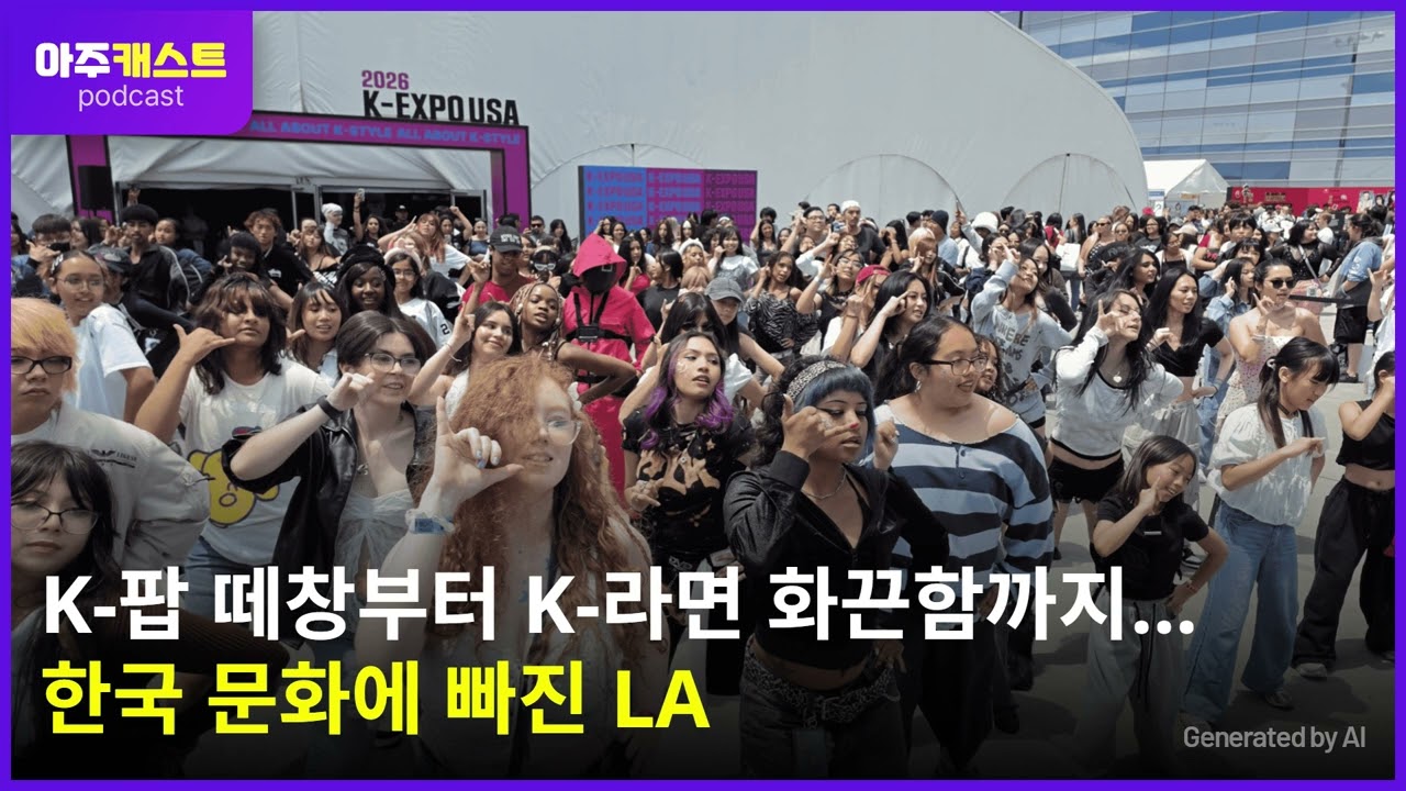 K-팝 떼창부터 K-라면 화끈함까지…한국 문화에 빠진 LA