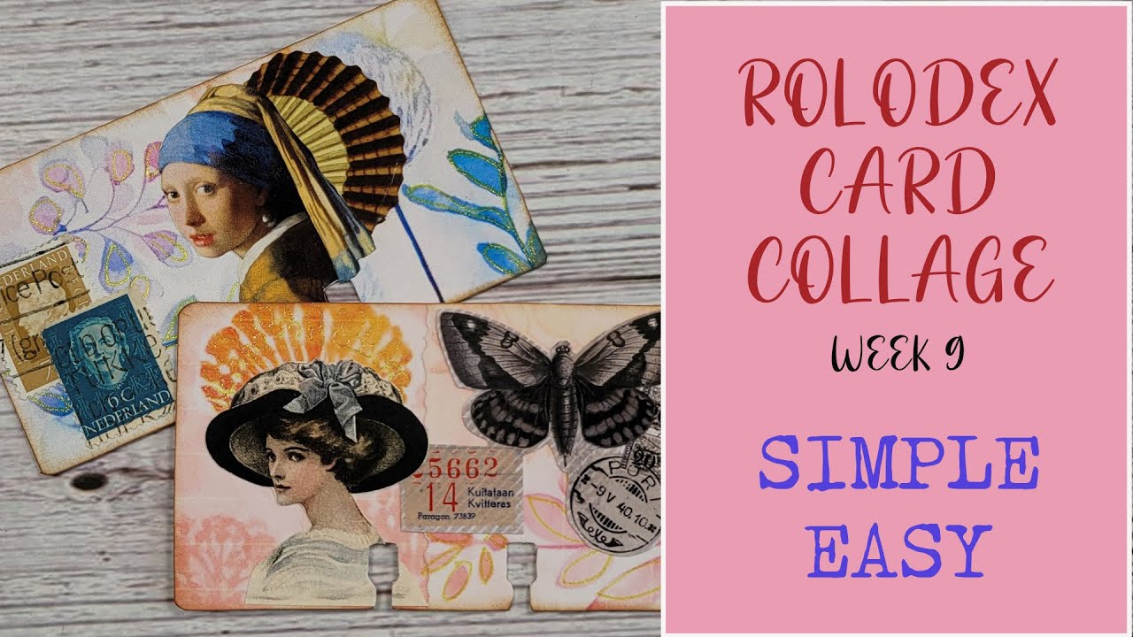 Mini Collage Rolodex Cards WEEK 9 - Collage Challenge Using Small ...