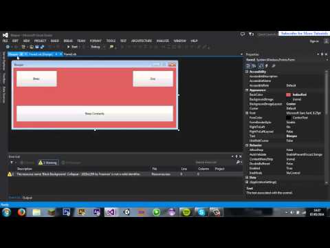 How to make a Program that plays sound in Visual Basic