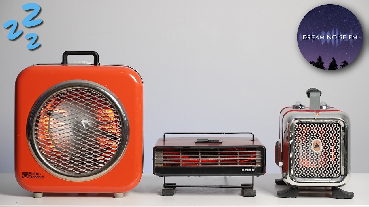 Cozy Vintage Heater Sounds | Sleep to the Soft Whirr of 3 Red Fans