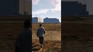 Grand Theft Auto V : Franklin  highspeed car riding on airport