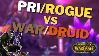 Mir - Rogue Priest Vs Warrior Druid | Classic TBC Rogue Arena PvP