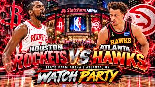 Houston Rockets vs Atlanta Hawks | Live Play by Play | Watch Party | #nba #nbahighlights 10-26-27 🔥🏀
