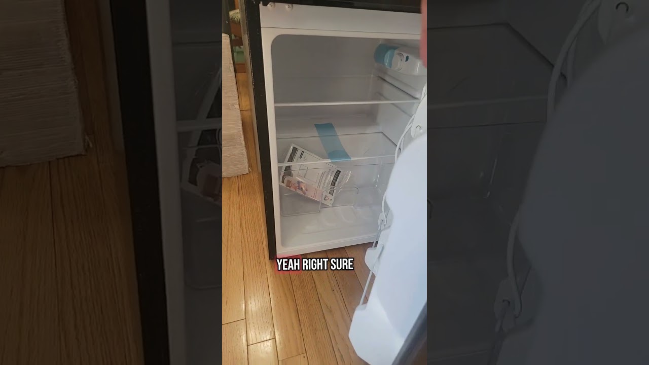 Wait… this little fridge is insane 😱 Perfect for dorms, studios, or tiny apartments—keeps your